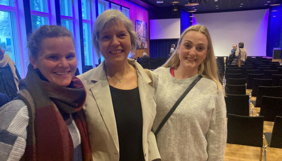 F.v. Mathea Hovde, Tordis Ustad og Hanne Jørgensen F.v. Mathea Hovde, Tordis Ustad og Hanne Jørgensen