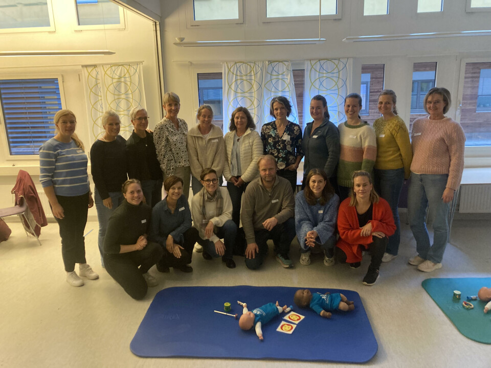Kursdeltakere ved HINE-workshop på Sykehuset Innlandet Lillehammer